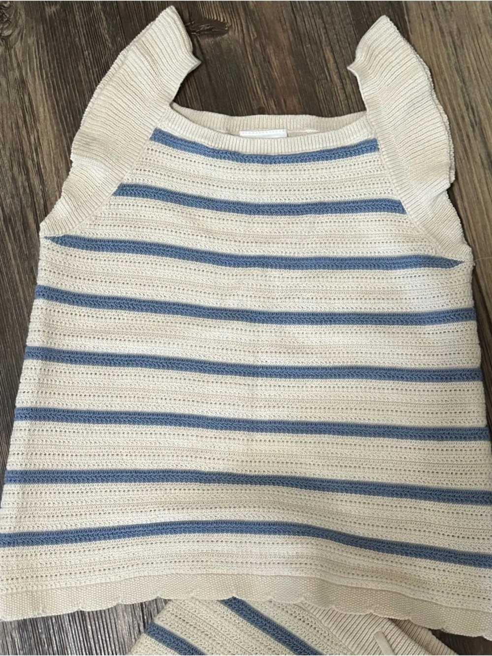 Little Co. Lauren Conrad 2-piece knit summer outfit toddler girls 5T NEW organic